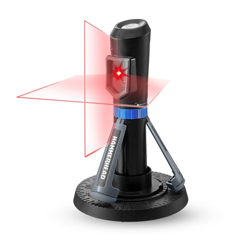 Hammerhead Compact Self-Leveling Cross Line Laser with Tripod Stand â€“ HLCL001 - Image 2